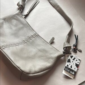 The Sak Gray Leather Women's Bag